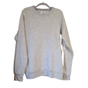 Alternative Earthleisure Gray Crewneck Sweatshirt Soft Fleece Pullover Women’s M